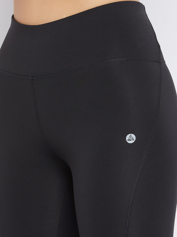 Side Seam Leggings Black