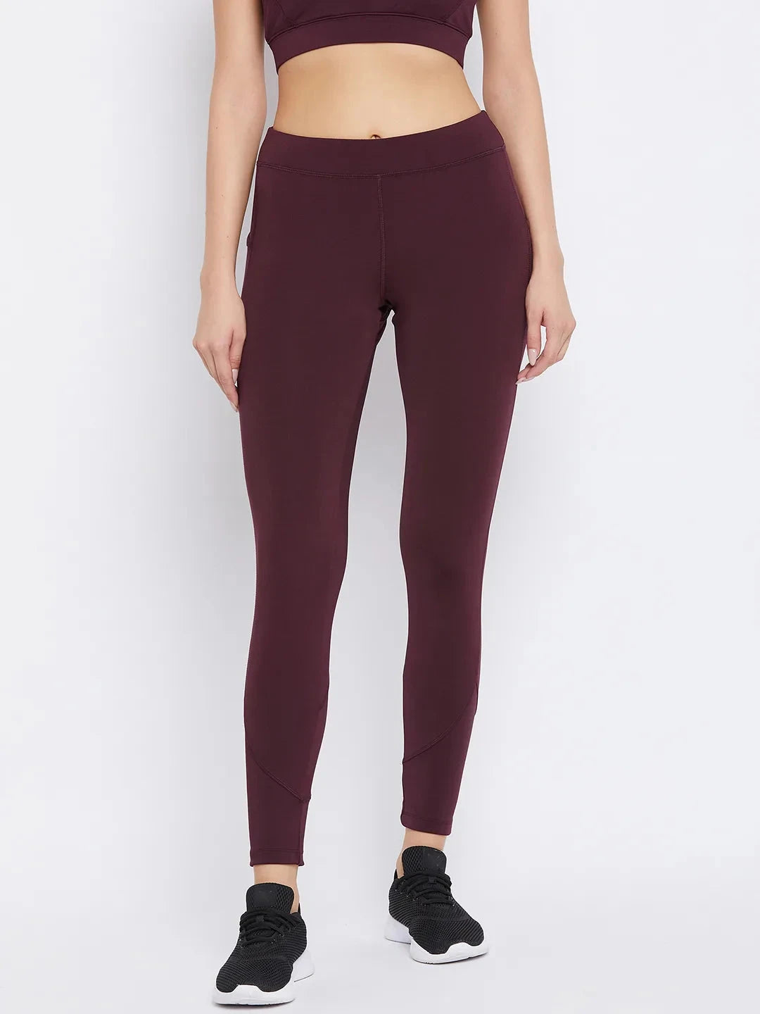 Maroon Training Tights Athlisis Sports