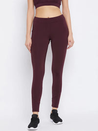 Maroon Training Tights Athlisis Sports