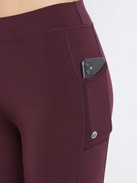 Maroon Training Tights Athlisis Sports
