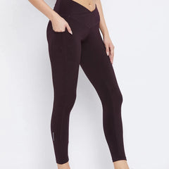 Burgundy Training Tights Athlisis Sports