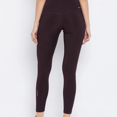 Burgundy Training Tights Athlisis Sports