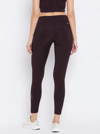Burgundy Training Tights Athlisis Sports
