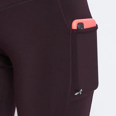 Burgundy Training Tights Athlisis Sports