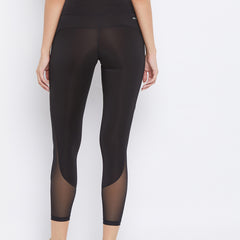 Mesh Inset Legging Black