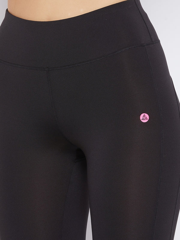 Mesh Inset Legging Black