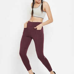 Streamline Legging Maroon