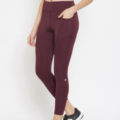 Streamline Legging Maroon