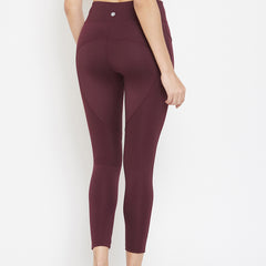 Streamline Legging Maroon