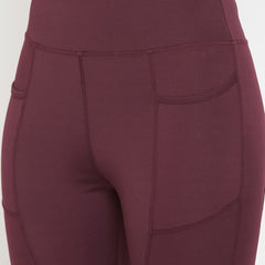 Streamline Legging Maroon