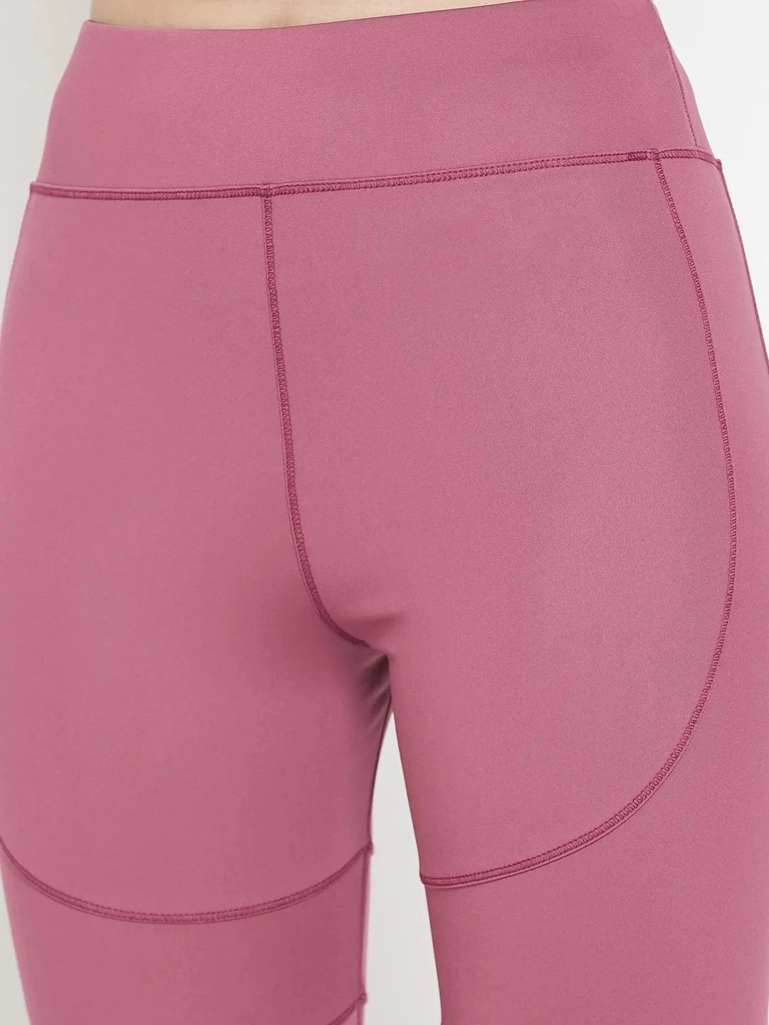 Women Mauve Performance Quick Dry Training Tights Athlisis Sports