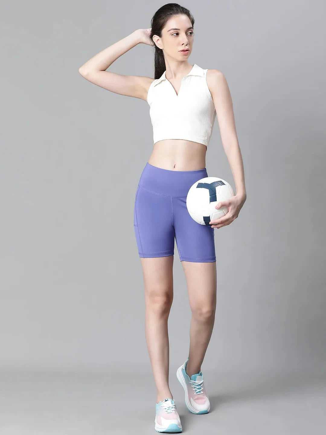 Mid Waist Fitness Shorts Athlisis Sports