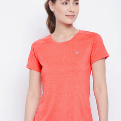 Colorblock T-Shirt Coral