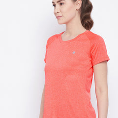 Colorblock T-Shirt Coral