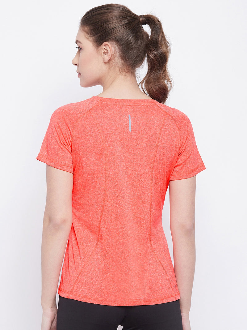 Colorblock T-Shirt Coral
