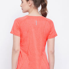Colorblock T-Shirt Coral