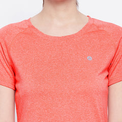 Colorblock T-Shirt Coral