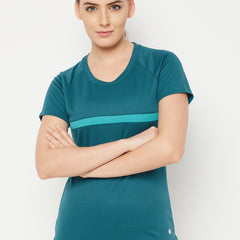 Dash Line T-Shirt Pacific