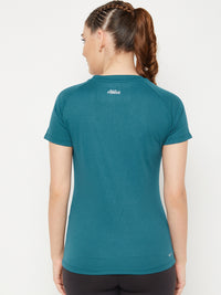 Dash Line T-Shirt Pacific