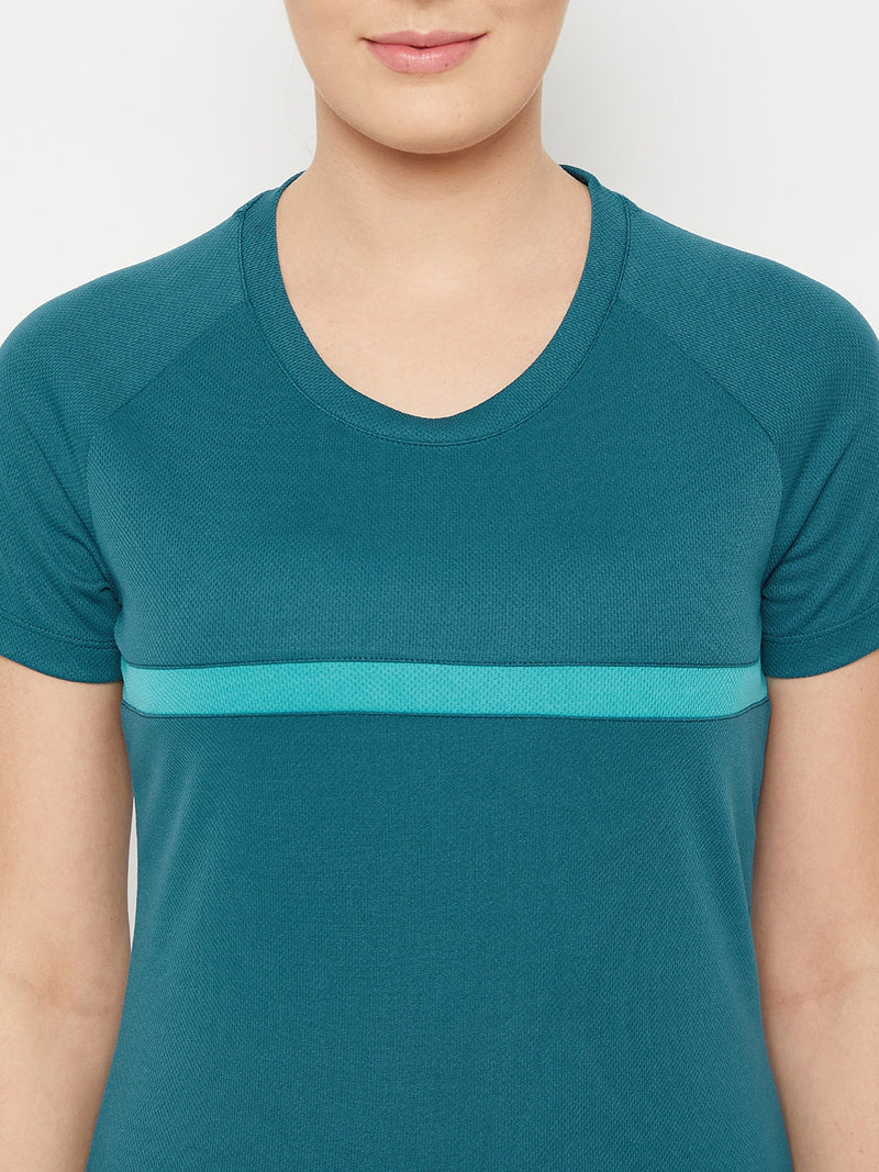 Dash Line T-Shirt Pacific