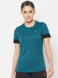 Contrast Tone T-Shirt blue