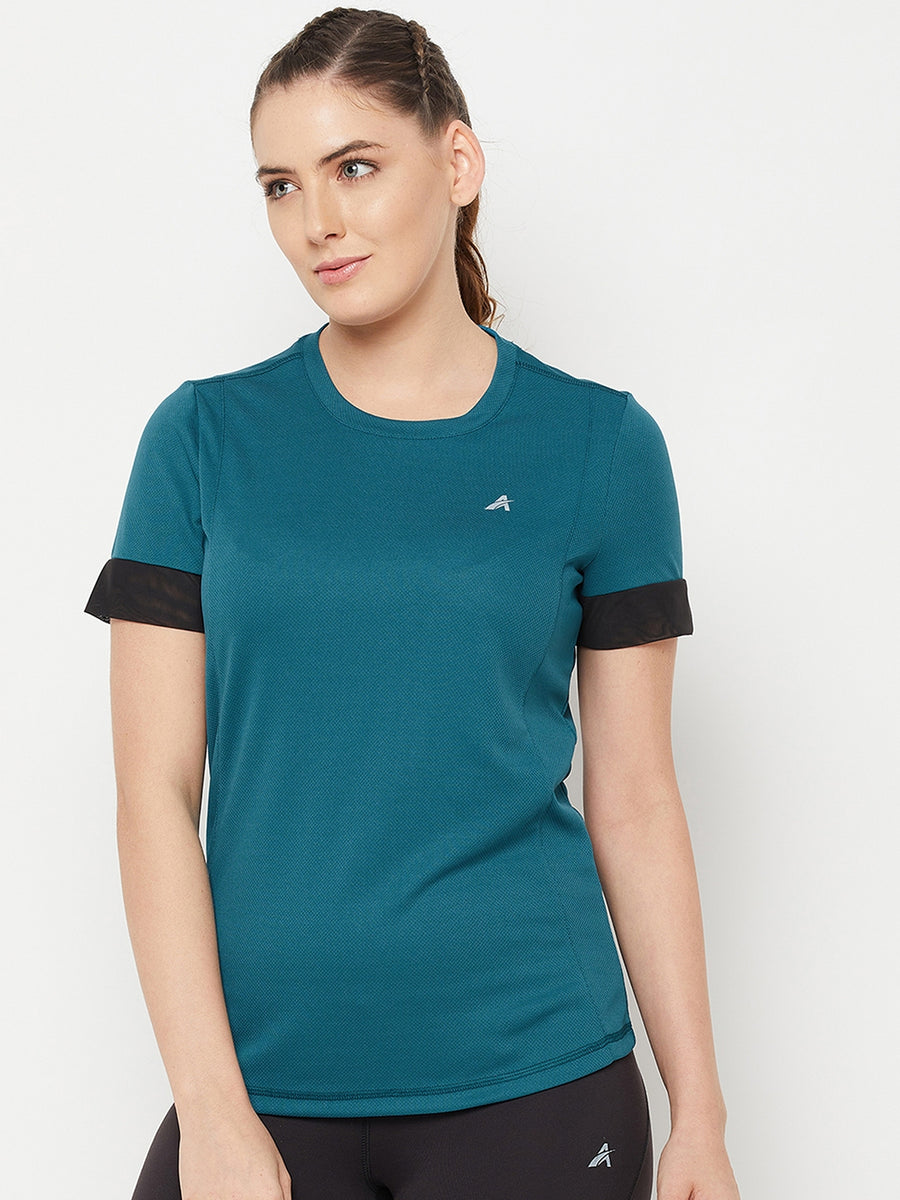 Contrast Tone T-Shirt blue