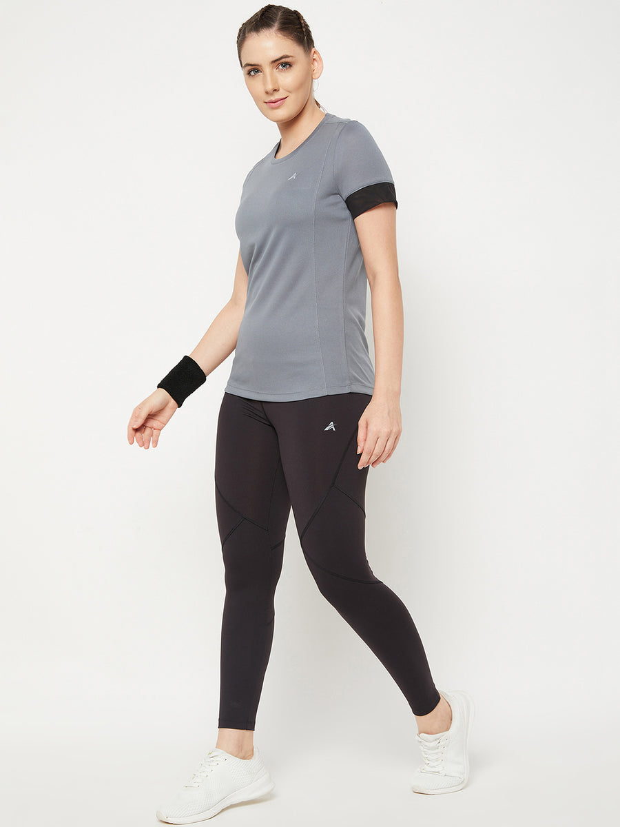 Contrast Tone T-Shirt Grey