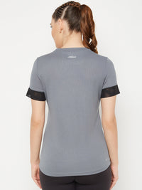 Contrast Tone T-Shirt Grey