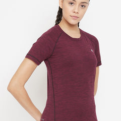 Aero Weave T-Shirt Maroon