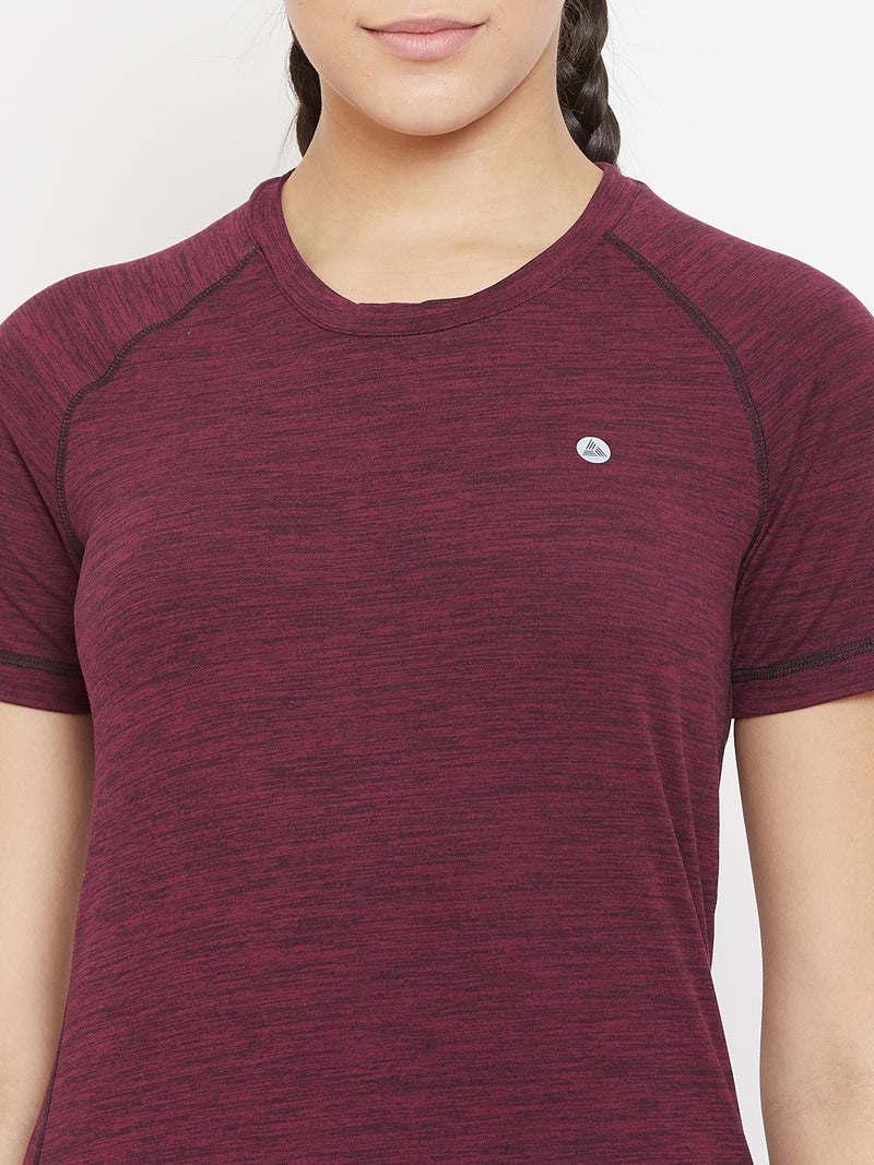 Aero Weave T-Shirt Maroon