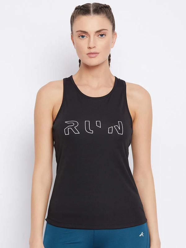 Run Tank Top Black