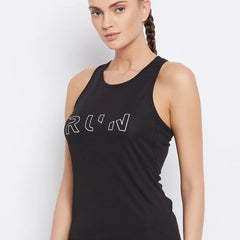 Run Tank Top Black