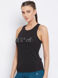 Run Tank Top Black Athlisis Sports