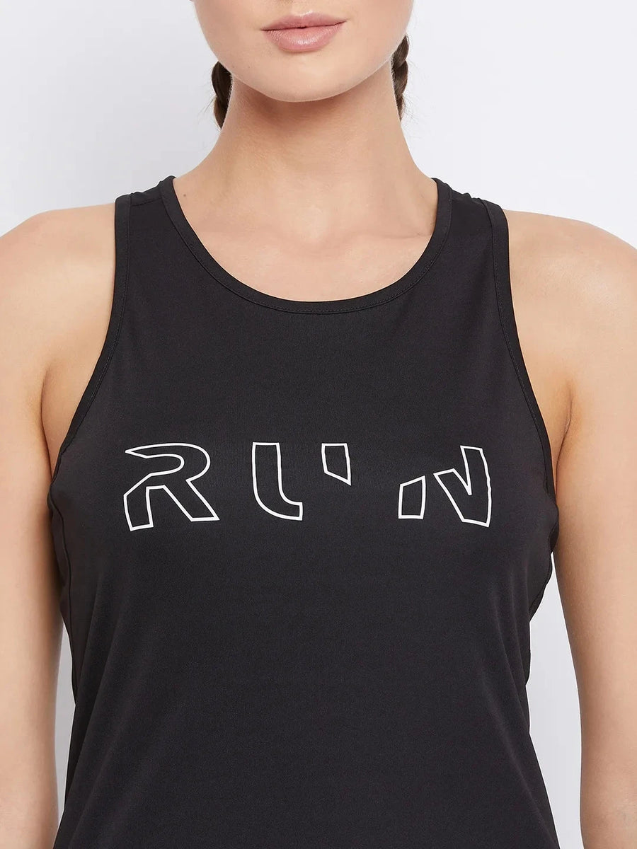 Run Tank Top Black Athlisis Sports