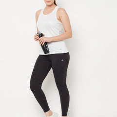 Y-Back Tank Top White