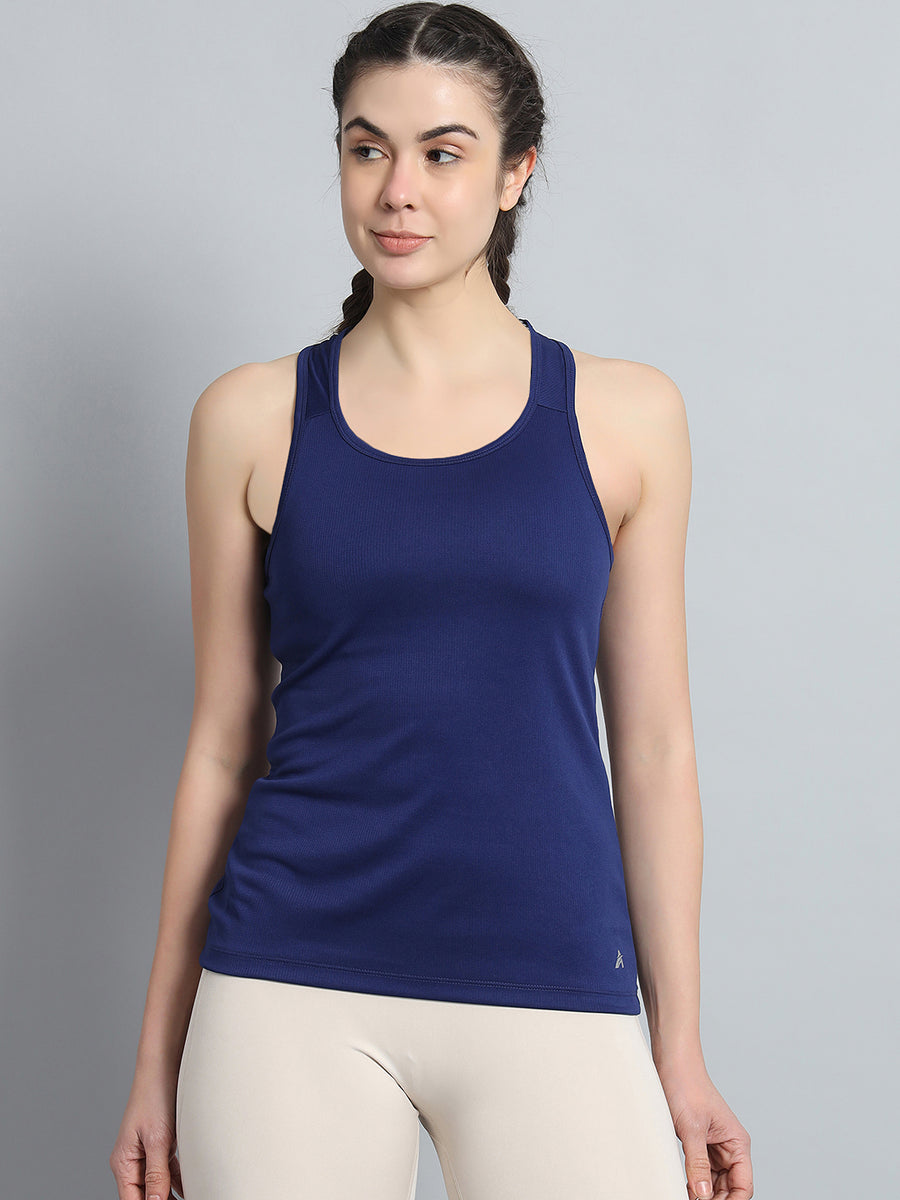 Y-Back Tank Top Navy