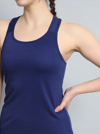 Y-Back Tank Top Navy