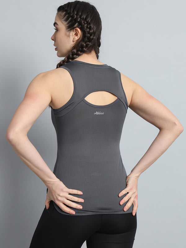 Lunar Shift Tank Top Gray