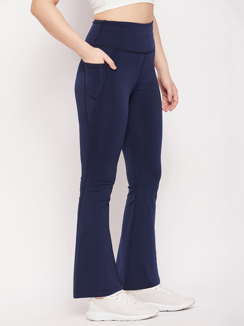 Active Sculpt Flare Pant Navy