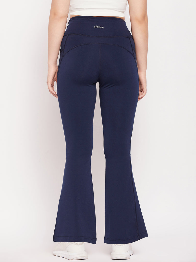 Active Sculpt Flare Pant Navy