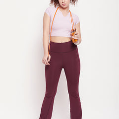 Active Sculpt Flare Pant Maroon