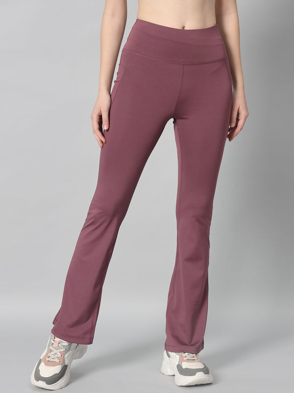 Active Sculpt Flare Pant Mauve
