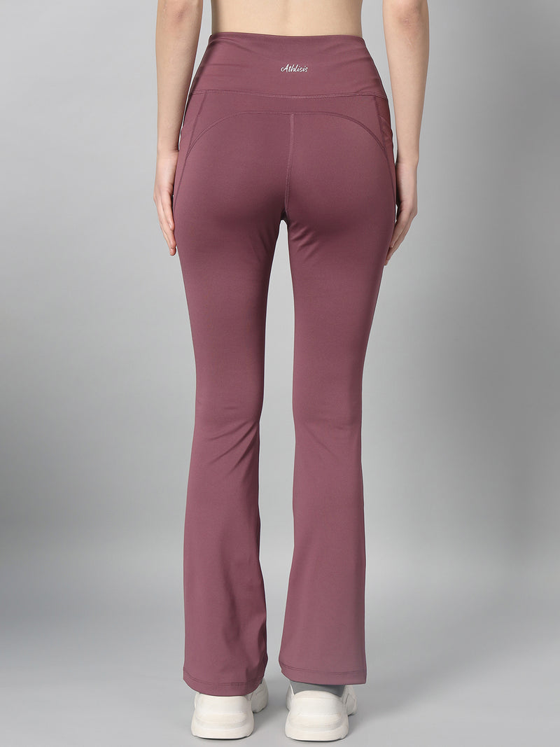 Active Sculpt Flare Pant Mauve