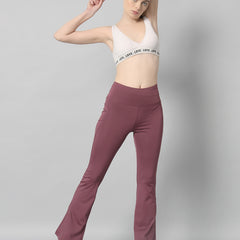 Active Sculpt Flare Pant Mauve