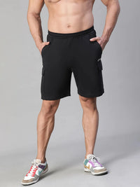 Cargo Shorts Black Athlisis Sports