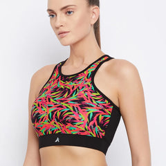 Floral Print Sports Bra