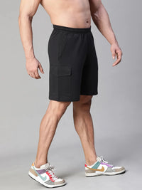 Cargo Shorts Black Athlisis Sports