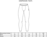 Nylon Basic Compression Tights Black Athlisis Sports
