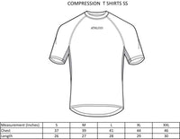 Basic Compression T-shirt Black Athlisis Sports