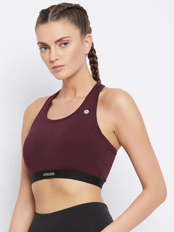 Dry Fit Sports Bra Non-Wired Removable Padding Athlisis Sports